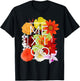 Flowers of Mexico Word Art - Mexican Pride T-Shirt - T-Shirt | Black