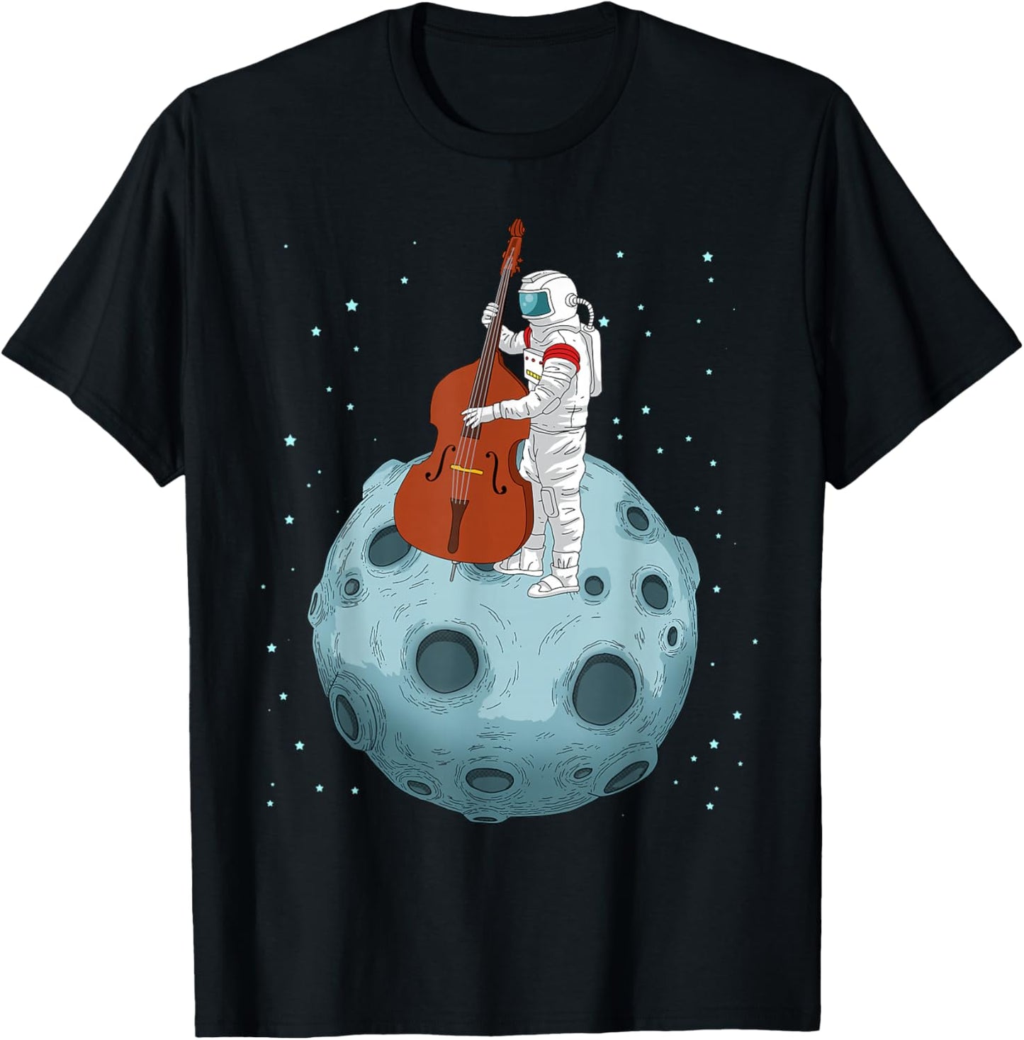 Double Bass Shirt Contrabass Jazz Music Gifts Upright Bass T-Shirt - T-Shirt | Black