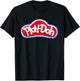 Play-Doh Logo Made with Play-doh T-Shirt - T-Shirt | Black