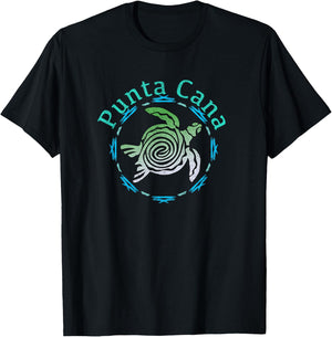 Punta Cana Vintage Tribal Turtle T-Shirt - T-Shirt | Black