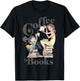 Disney Belle & Vanellope Coffee And Books T-Shirt - T-Shirt | Black
