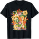Flowers of Africa Word Art - African Pride T-Shirt - T-Shirt | Black