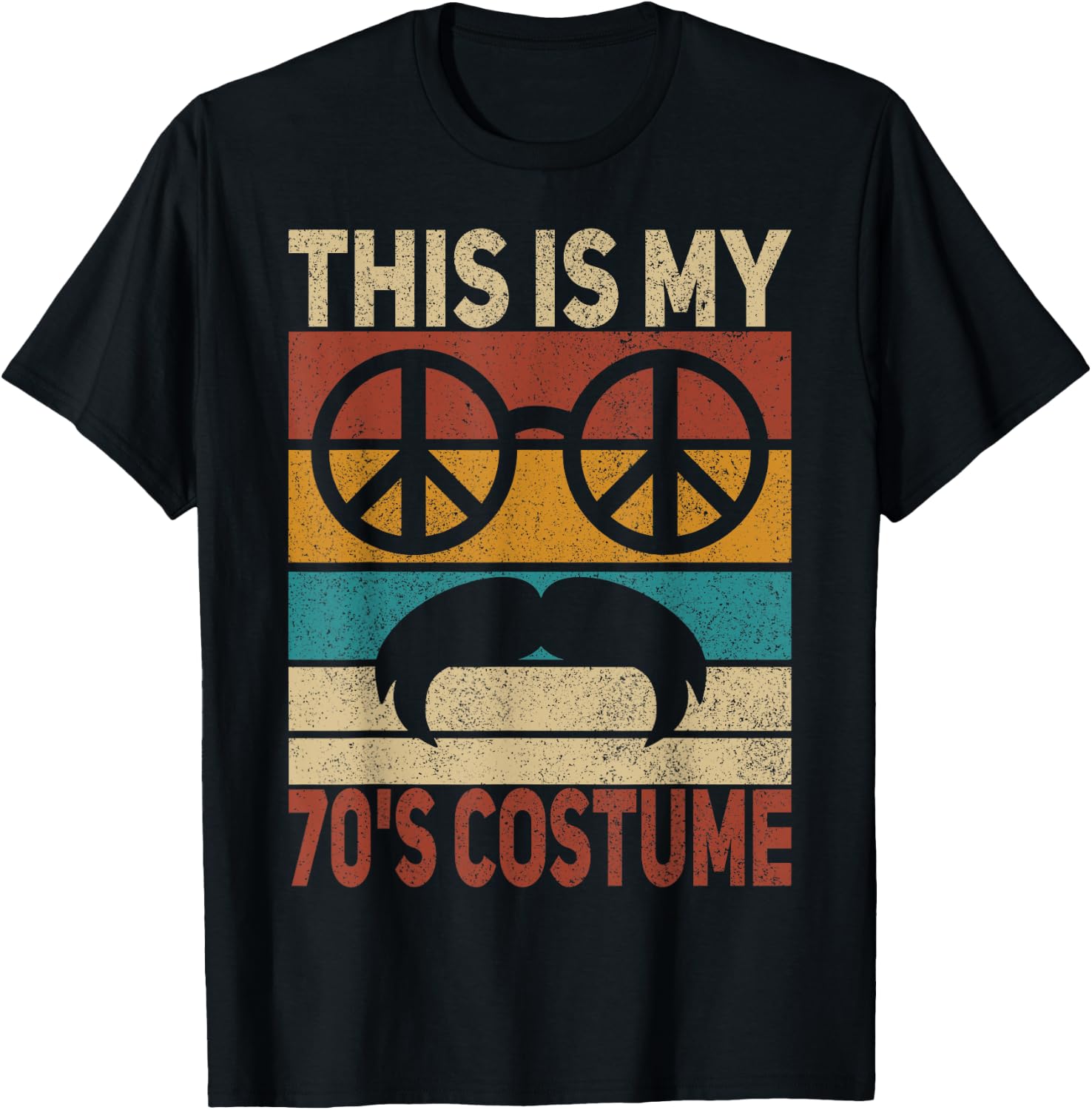 This Is My 70s Costume 70 Styles Men 70's Disco 1970s Outfit T-Shirt - T-Shirt | Black