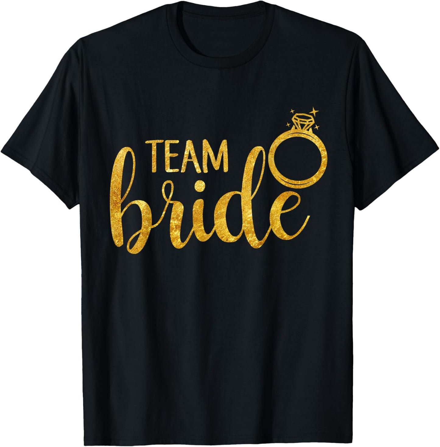 Bachelorette Party , Team Bride Matching Shirt, Black, Small T-Shirt - T-Shirt | Black