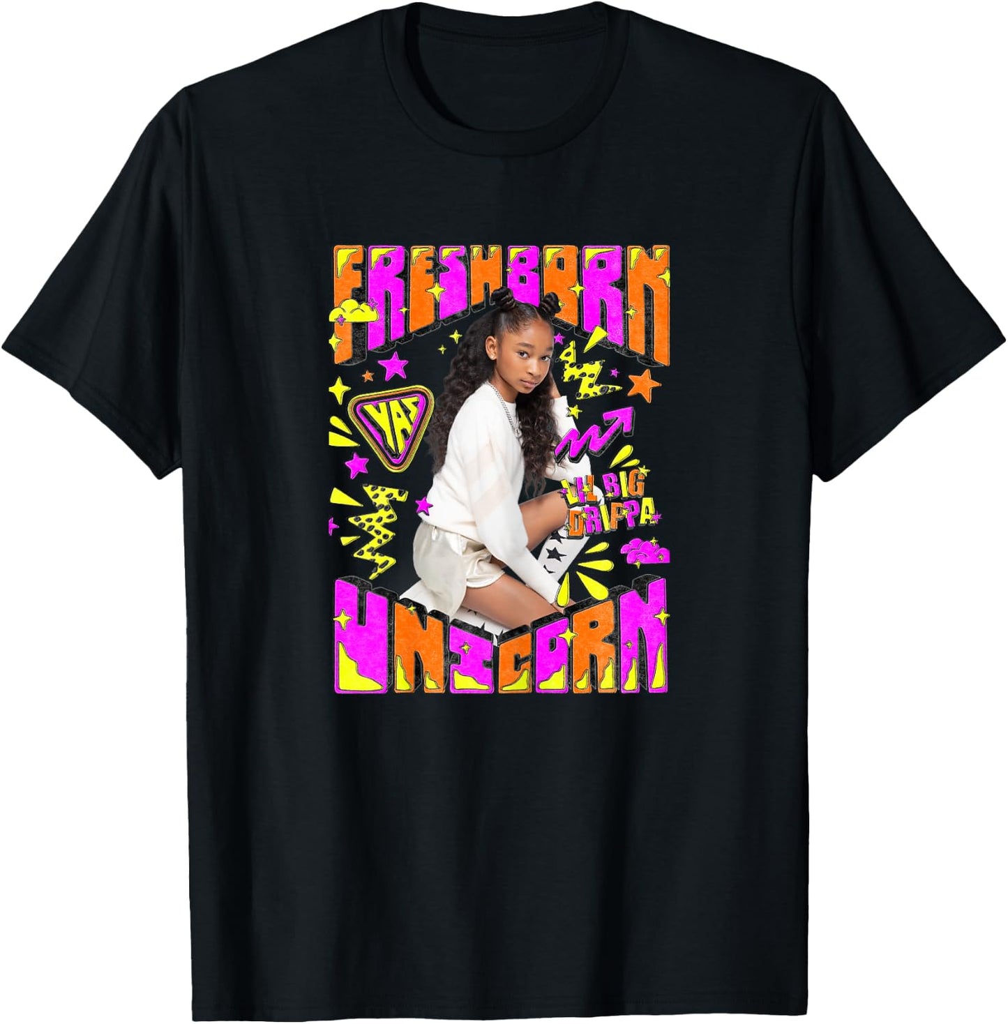 That Girl Lay Lay Fresh Bark Unicorn T-Shirt - T-Shirt | Black