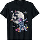 Kids 5 Years Old Birthday Boy Astronaut Gifts Space 5th B-Day T-Shirt - T-Shirt | Black