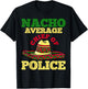 Cinco de Mayo Nacho Chief of Police Mexican Party T-Shirt - T-Shirt | Black