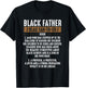 Black Father Definition Proud African American Black Family T-Shirt - T-Shirt | Black