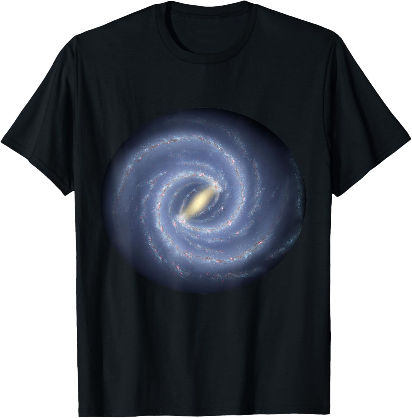 Milky Way Space Geek of the Solar System T-Shirt - T-Shirt | Black