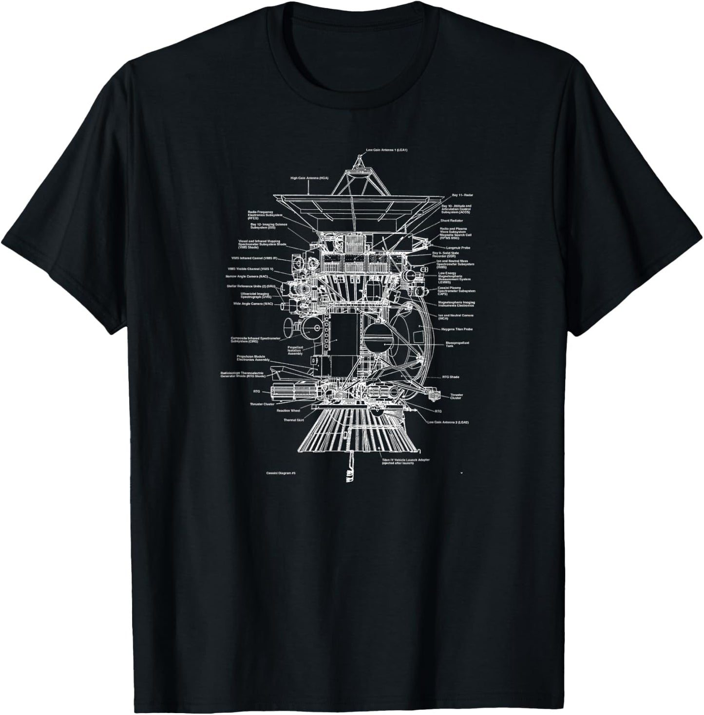 Cassini Diagram #5 T-Shirt - T-Shirt | Black