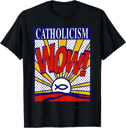Buddy Christ | Catholicism Wow T-Shirt - T-Shirt | Black