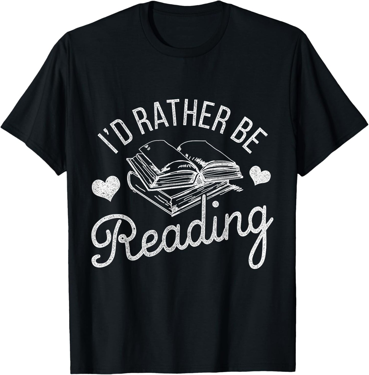 Id Rather Be Reading T-Shirt - T-Shirt | Black