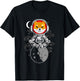 Shiba Inu Spacesuit Moon Shib Army Crypto Token Coin T-Shirt - T-Shirt | Black
