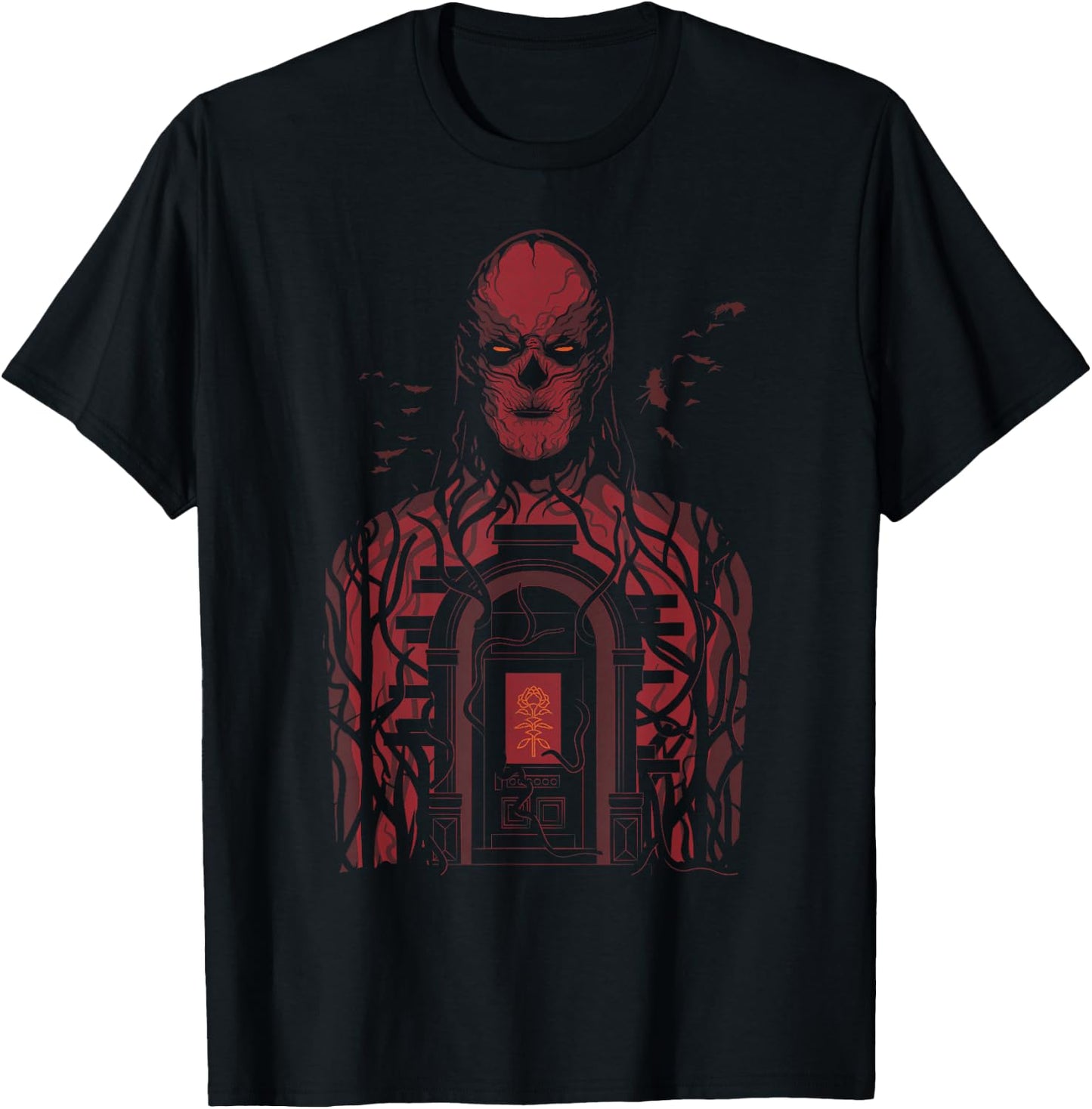Stranger Things 4 Vecna Door Inside T-Shirt - T-Shirt | Black