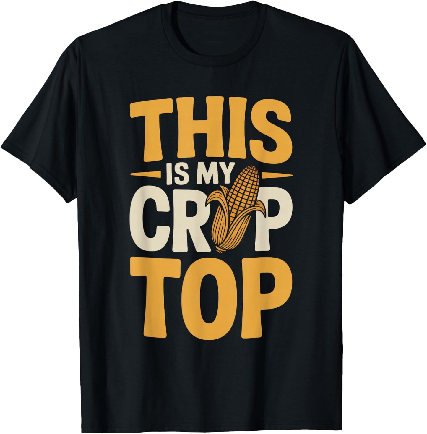 This is My Crop Top Shirt T-Shirt - T-Shirt | Black