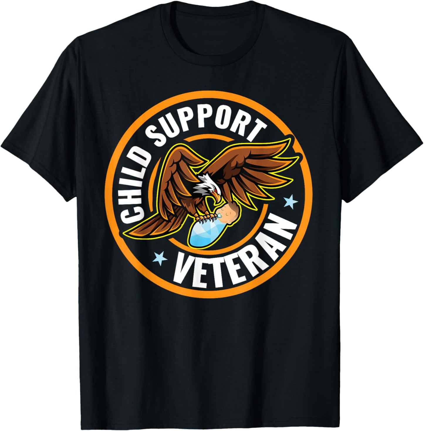 Child Support Veteran T-Shirt - T-Shirt | Black
