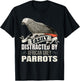 Funny African Grey Parrot Accessories For Zookeepers T-Shirt - T-Shirt | Black