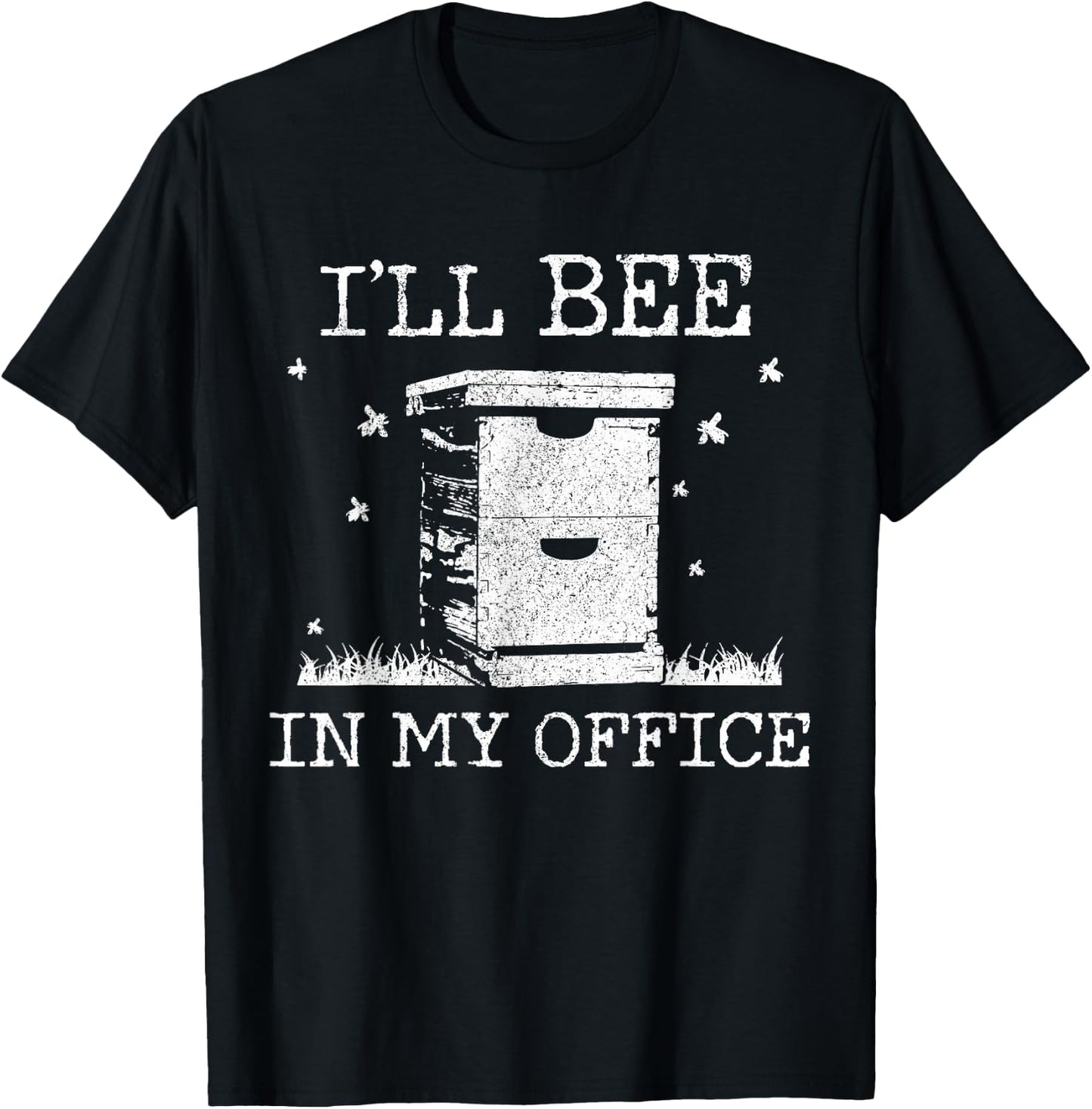 Beekeeper I Am Im Büro Bees Funny Gift T-Shirt - T-Shirt | Black