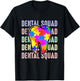 Funny Dental Squad Autism Awareness Day Tooth Ribbon Puzzle T-Shirt - T-Shirt | Black