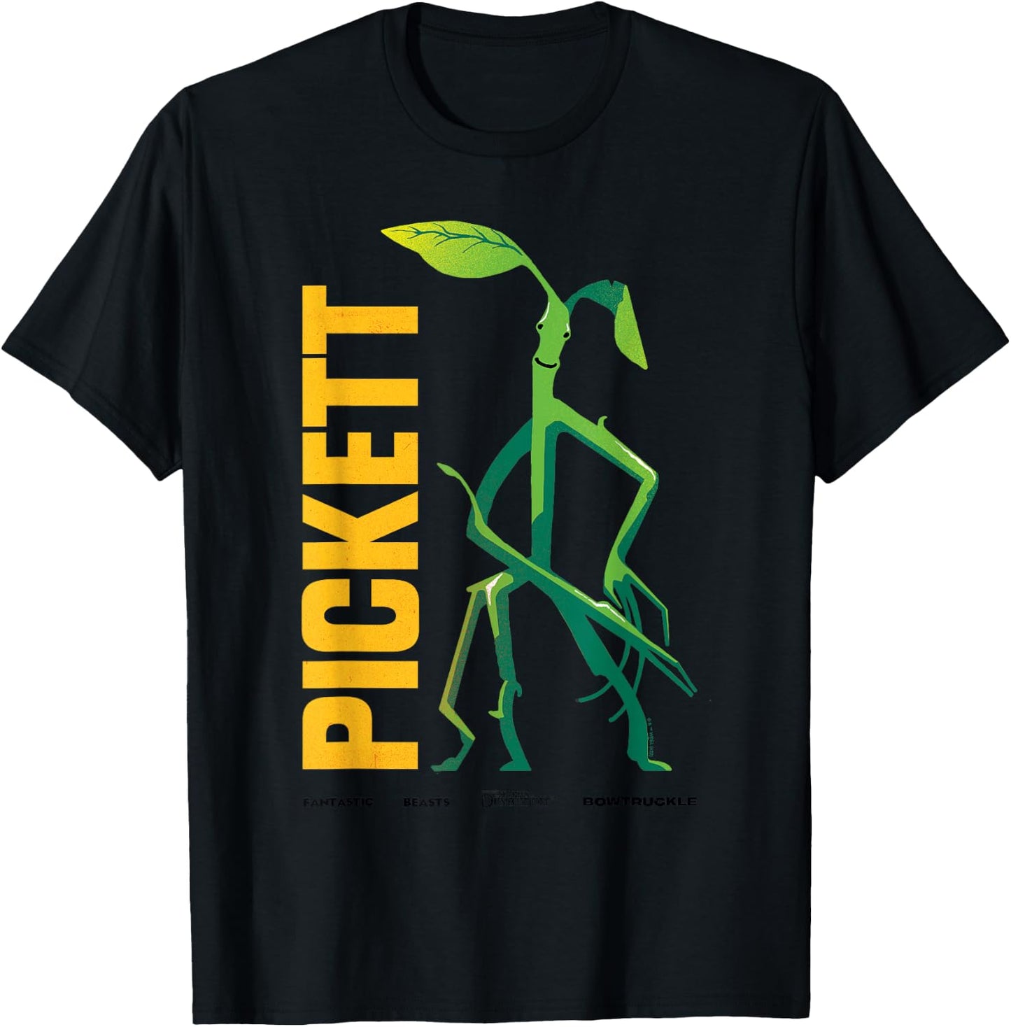 Fantastic Beasts 3 Pickett The Bowtruckle T-Shirt - T-Shirt | Black