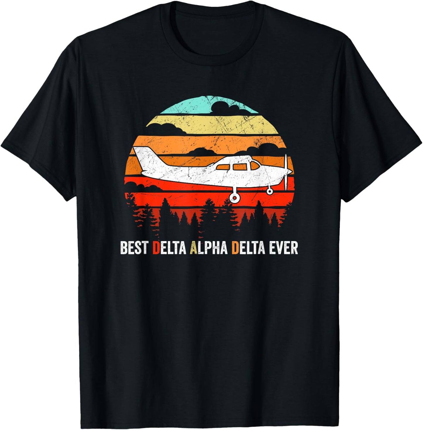 Airplane Pilot Best Dad Flying Gift T-Shirt - T-Shirt | Black