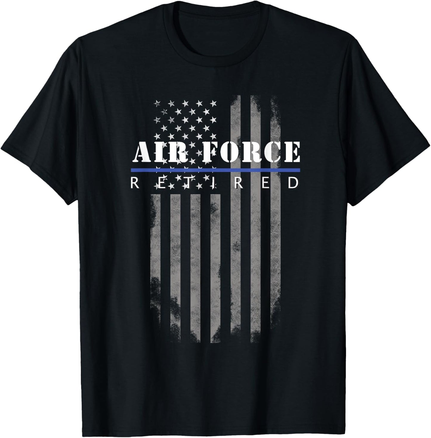 Air Force Retired T-Shirt - T-Shirt | Black