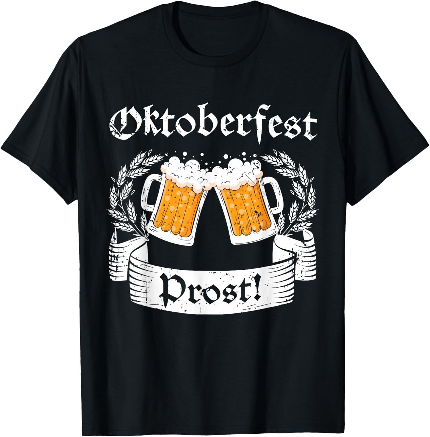 Oktoberfest Prost Shirt Men Women German Cheers T-Shirt - T-Shirt | Black
