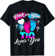 Gender Reveal Pink Or Blue Tio Loves You T-Shirt - T-Shirt | Black