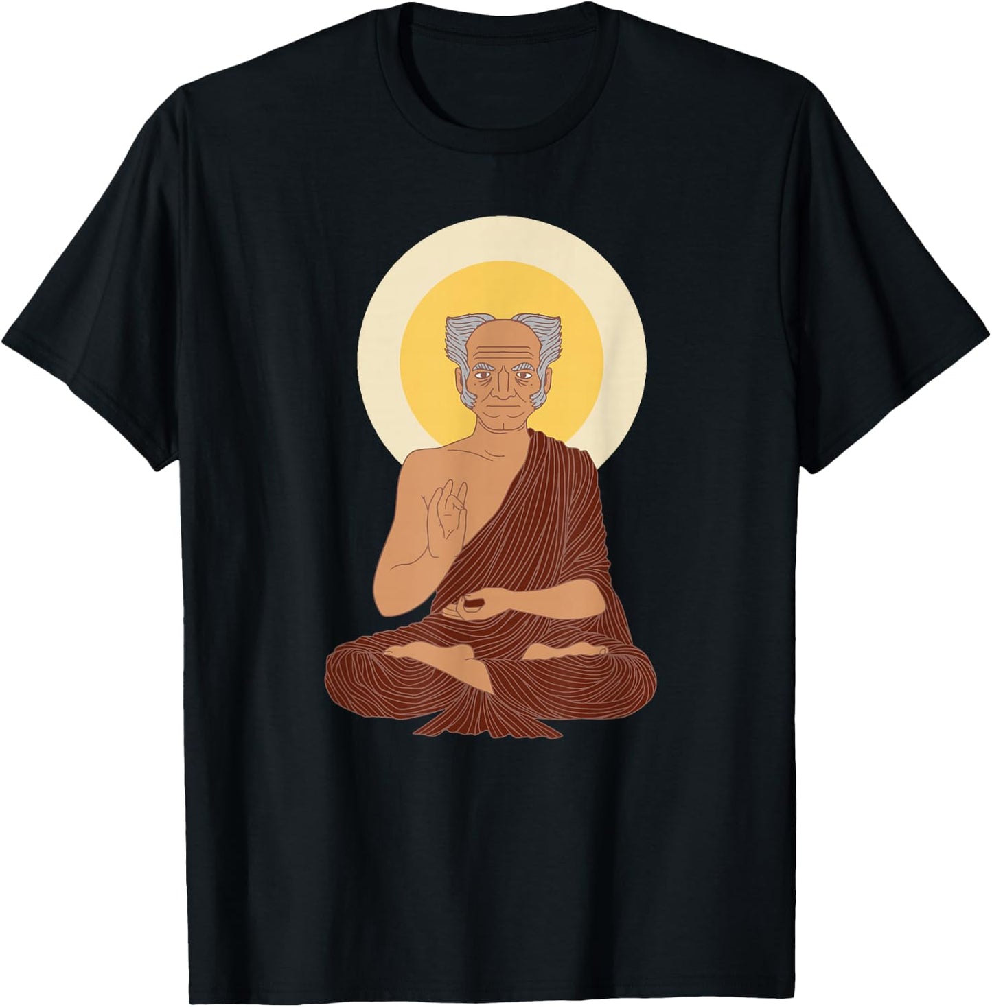 Arthur Schopenhauer Buddhism German Philosopher T-Shirt - T-Shirt | Black
