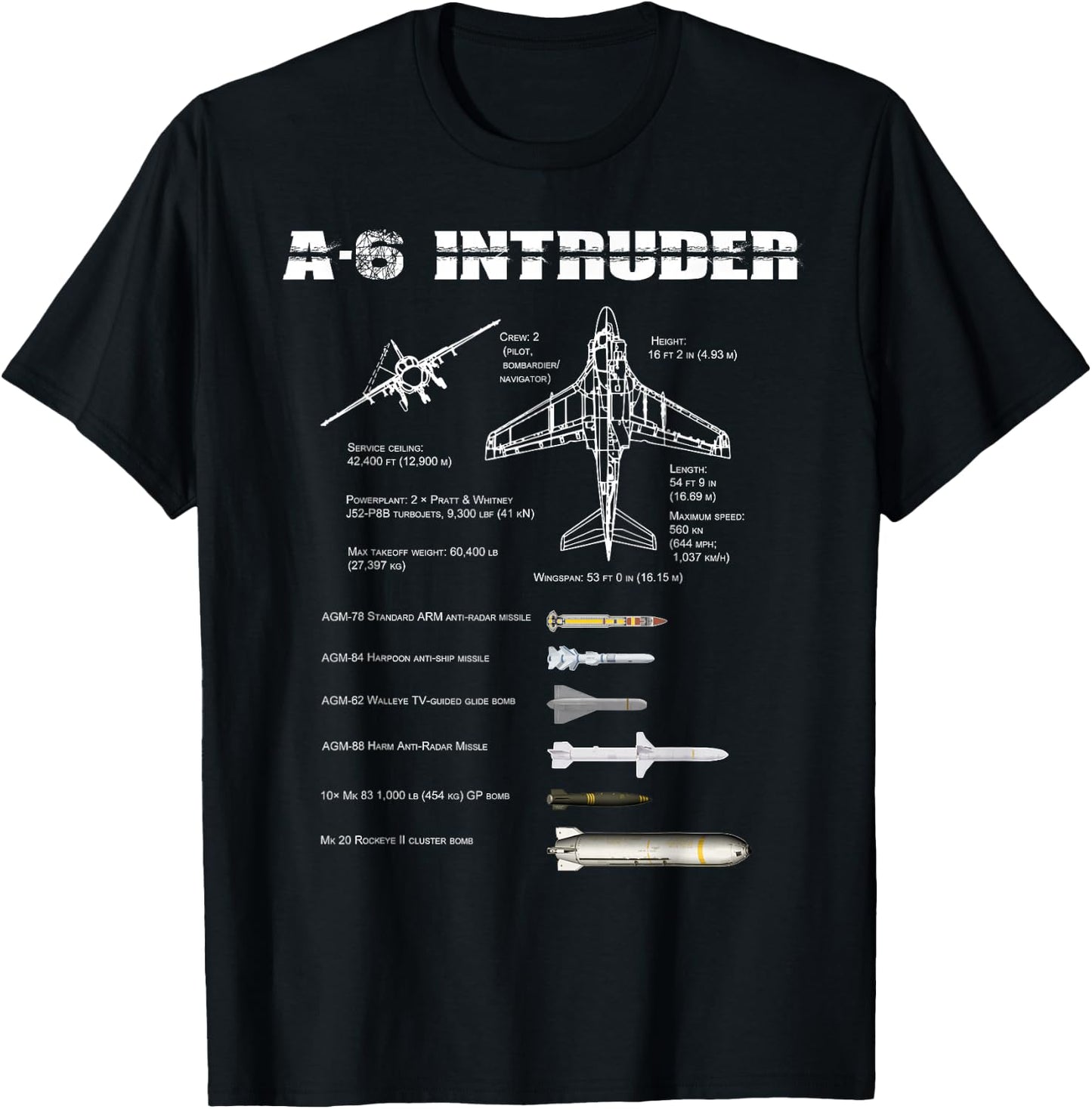 A-6 Intruder T-Shirt - T-Shirt | Black