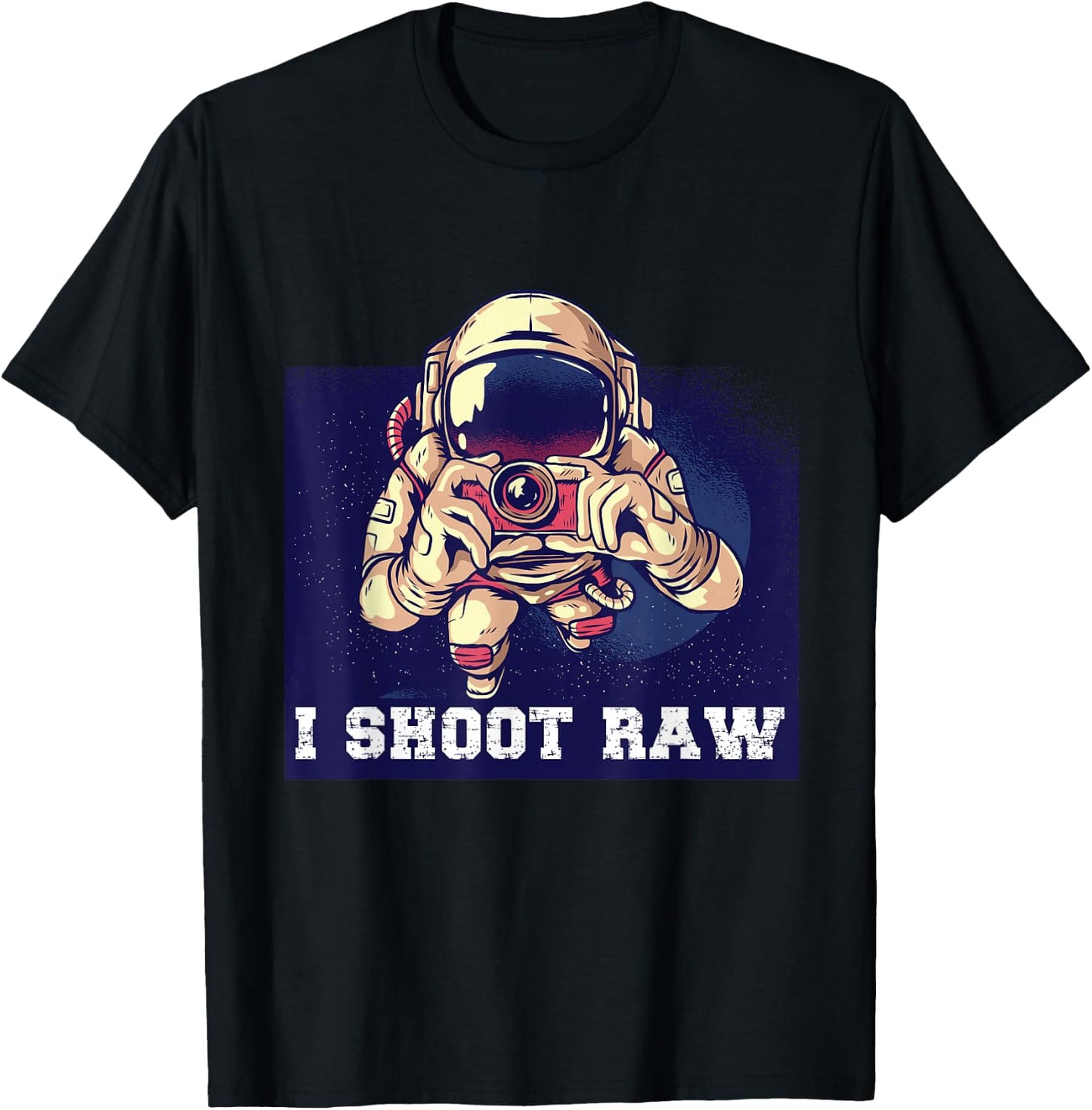 I Shoot Raw T-Shirt - T-Shirt | Black
