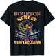 New Orleans Bourbon Street French Quarter 2026 NOLA T-Shirt - T-Shirt | Black