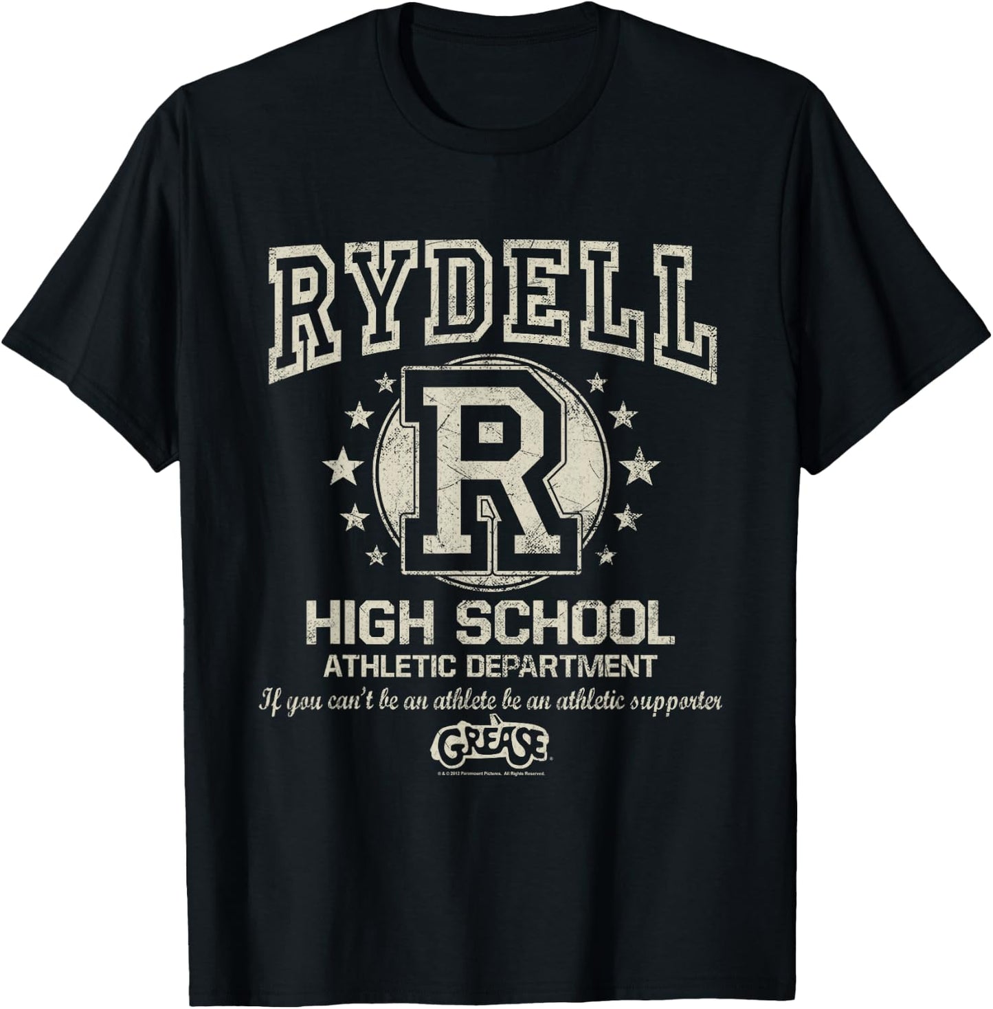 Grease Rydell High T-Shirt - T-Shirt | Black