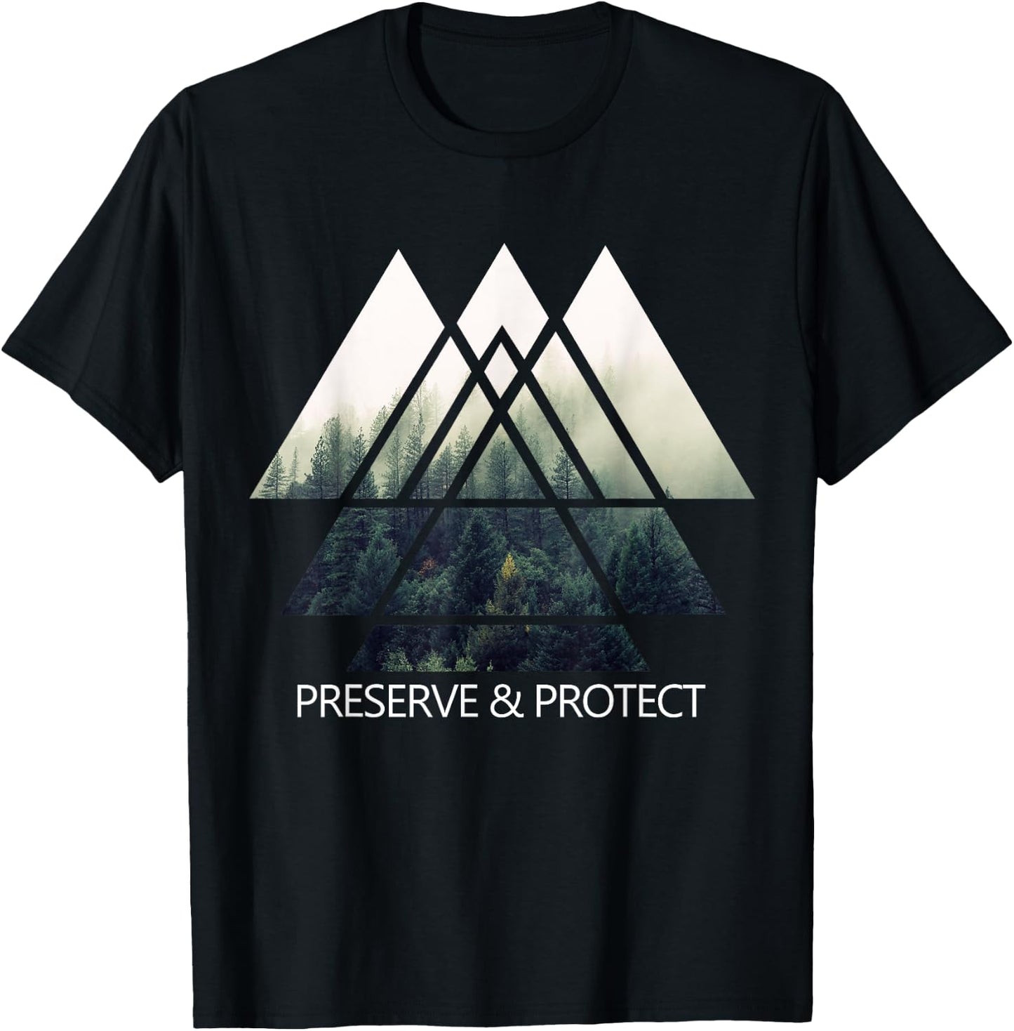 Climate Change Active Preserve & Protect Environmental Gift T-Shirt - T-Shirt | Black