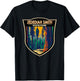 Jedediah Smith Redwoods State Park California Badge Vintage T-Shirt - T-Shirt | Black