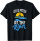 Life is Better at The River Nature Lover Camping Gift Small T-Shirt - T-Shirt | Black