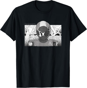 Adult Swim Toonami T.O.M. Tubes , Black T-Shirt - T-Shirt | Black
