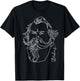 Brahms - Great Composers Classical Portrait Gift T-Shirt - T-Shirt | Black