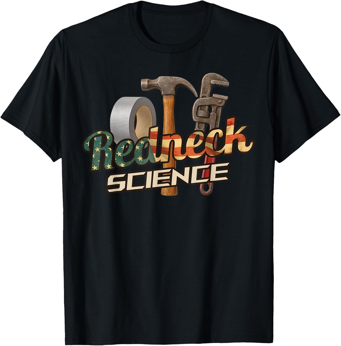 Redneck Science - Scientist Tools T-Shirt - T-Shirt | Black