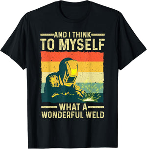 Funny Vintage Welding Design Dad Blacksmith Worker Small T-Shirt - T-Shirt | Black
