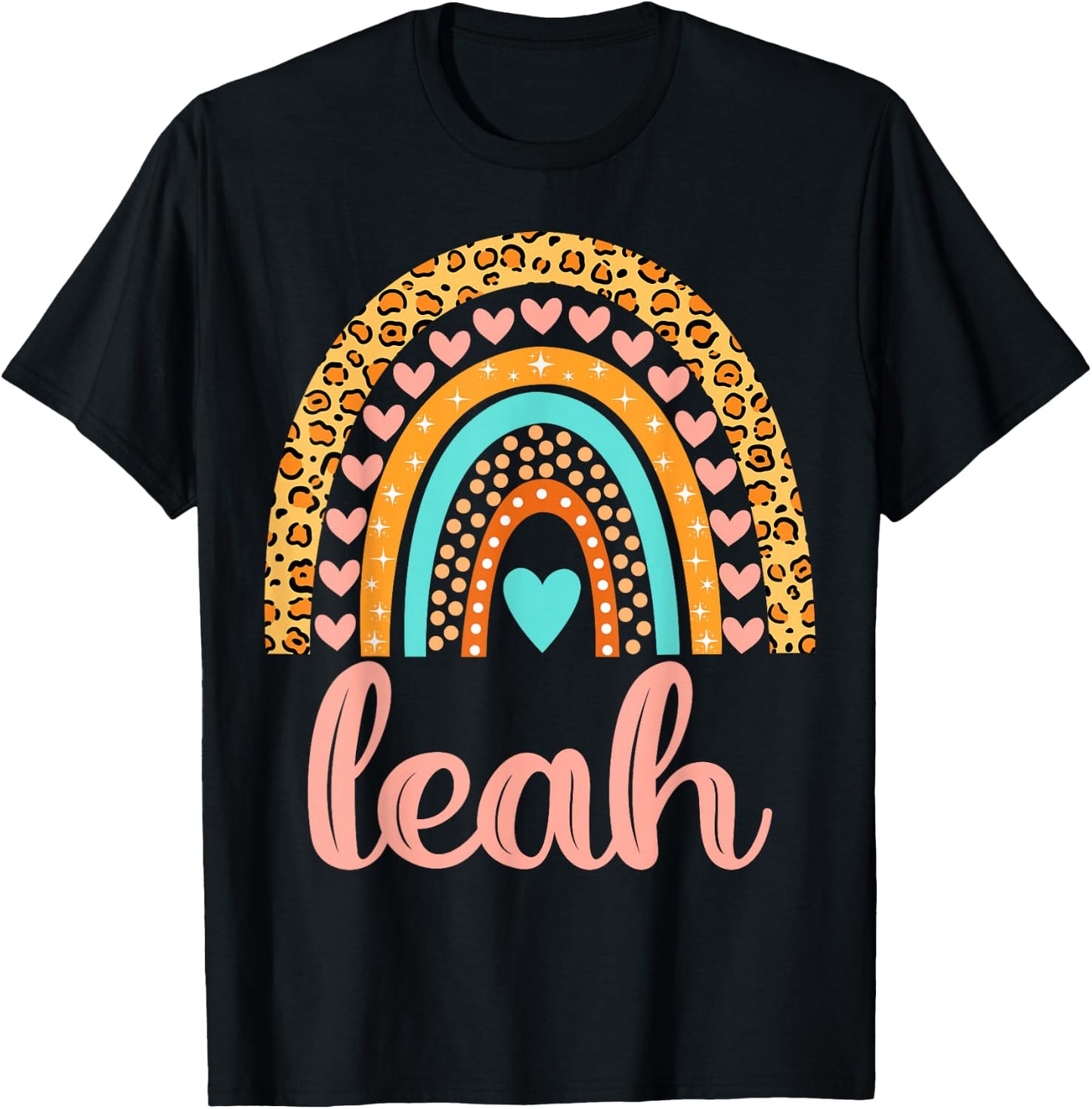 Leah Leah Name Birthday Shirt Gift T-Shirt - T-Shirt | Black