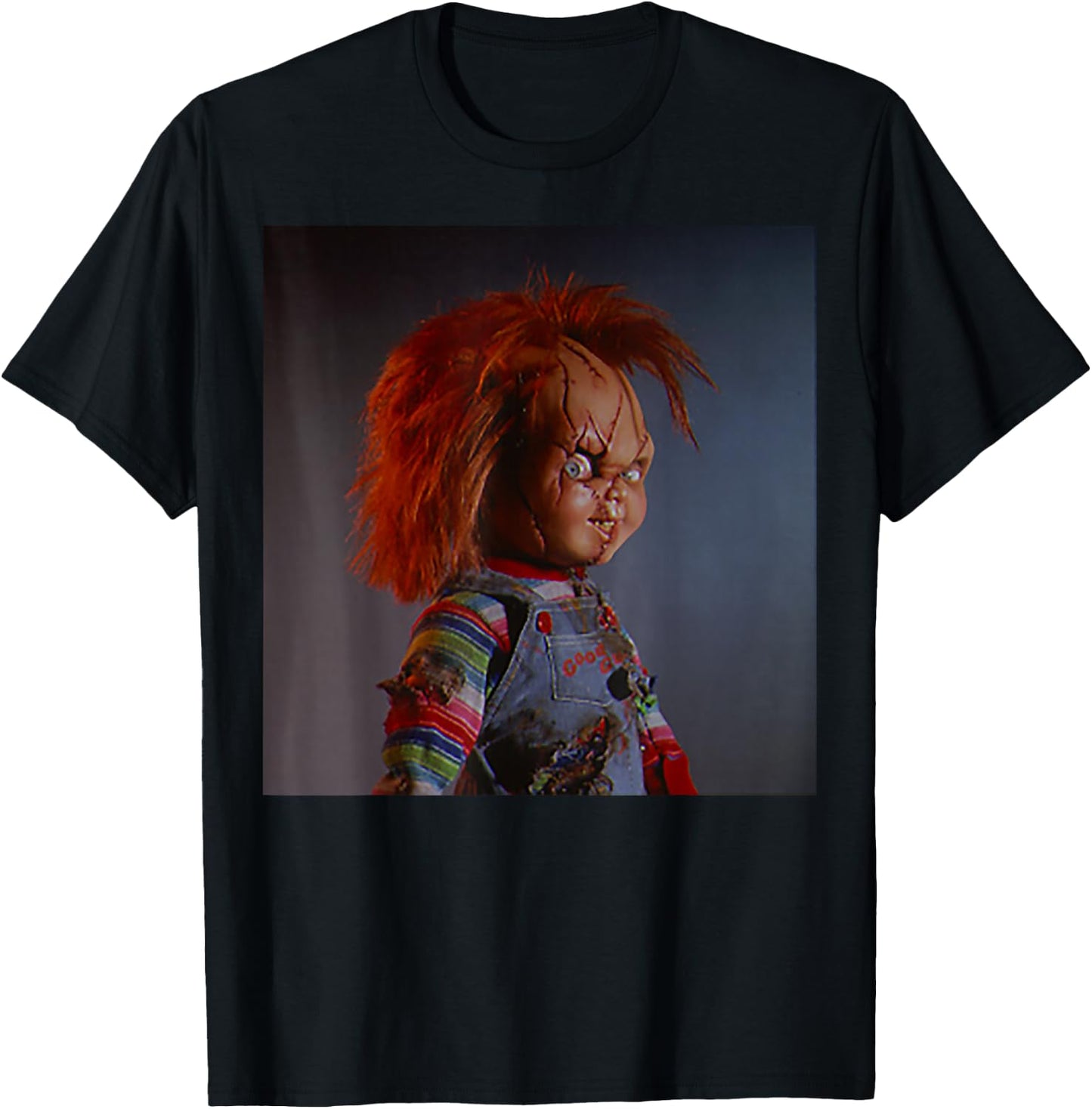 Bride of Chucky- Chucky Death Stare T-Shirt - T-Shirt | Black