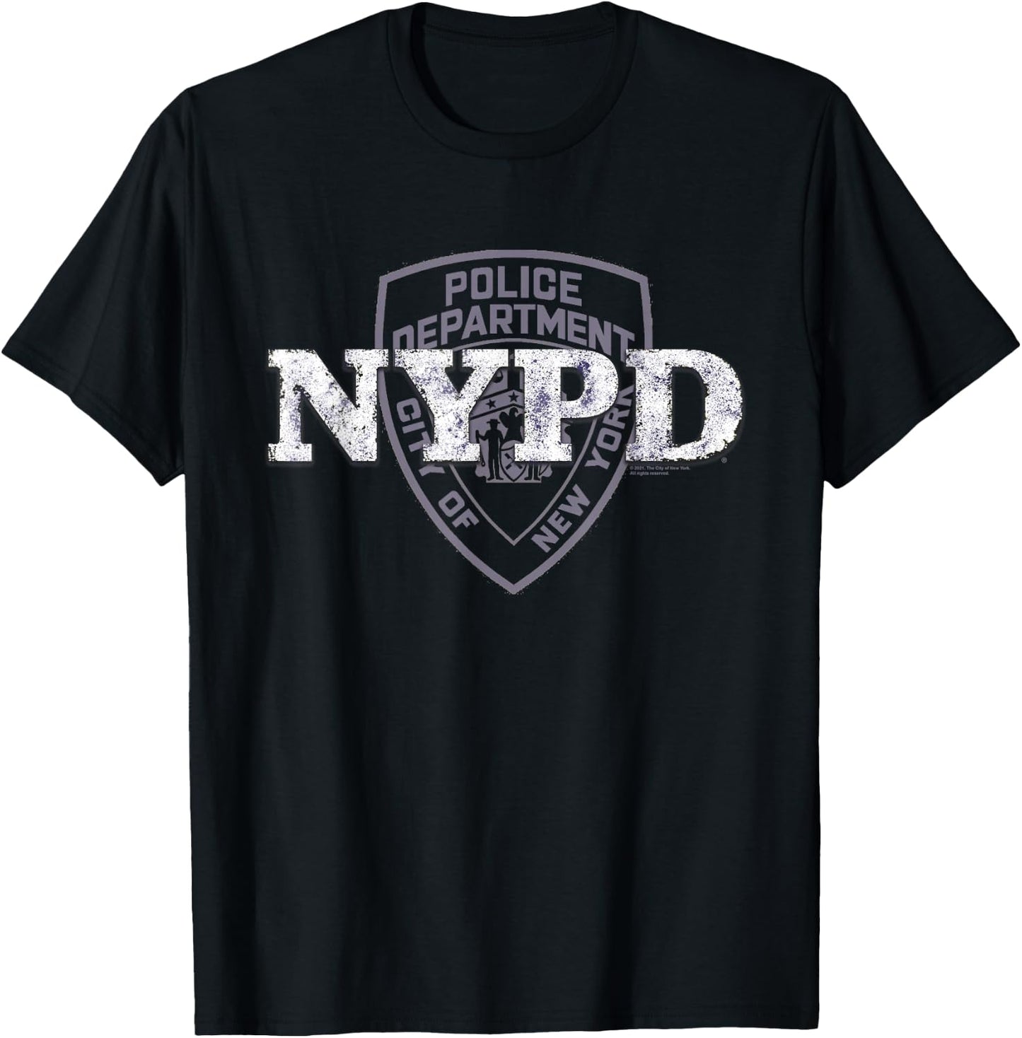 New York City NYPD Logo T-Shirt - T-Shirt | Black