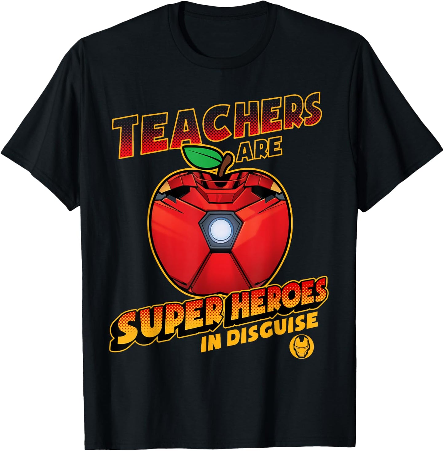 Marvel Teachers Are Super Heroes In Disguise Iron Man T-Shirt - T-Shirt | Black