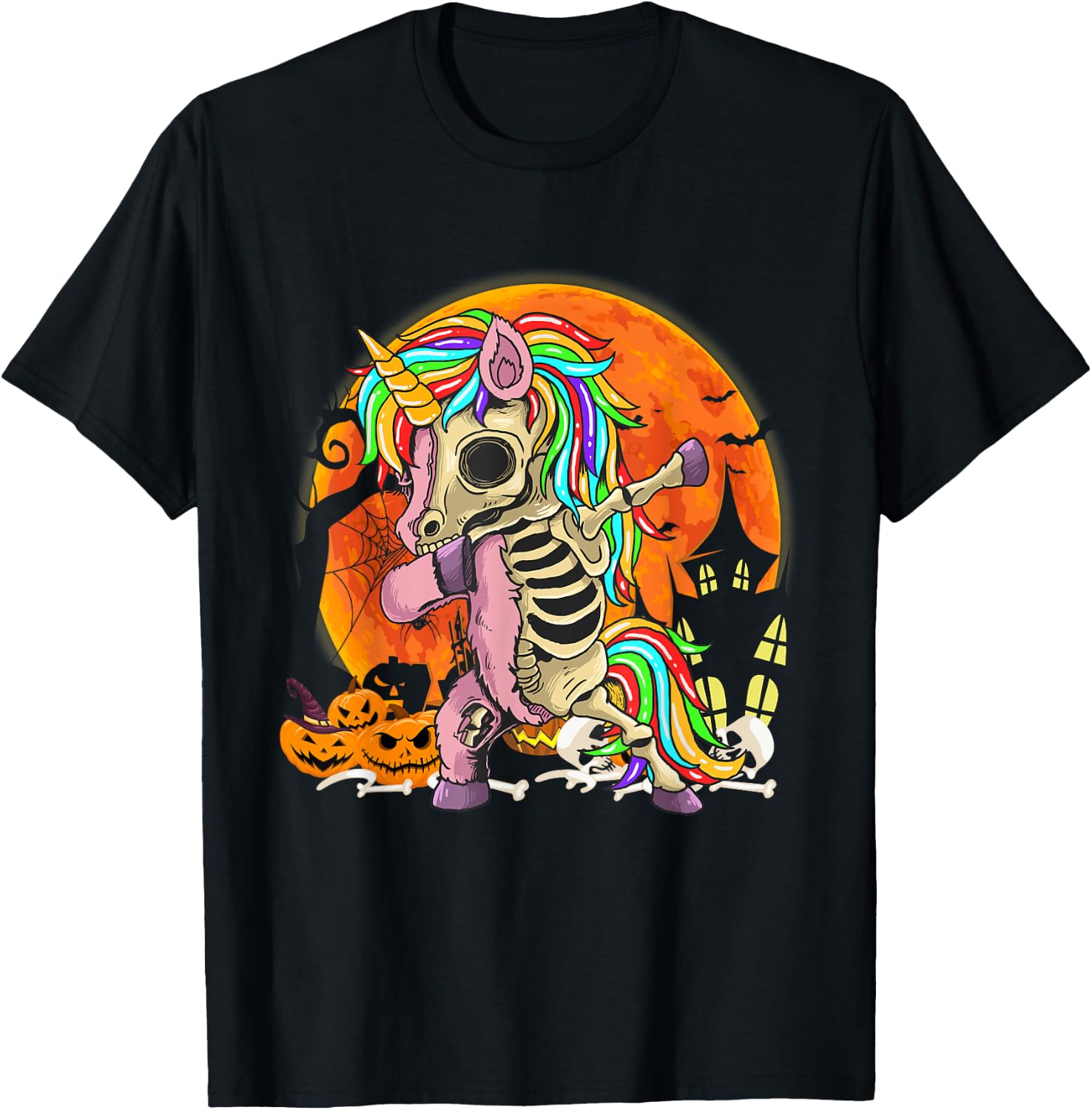 Zombie Unicorn Spooky Halloween boy girl Toddlers Zombiecorn T-Shirt - T-Shirt | Black