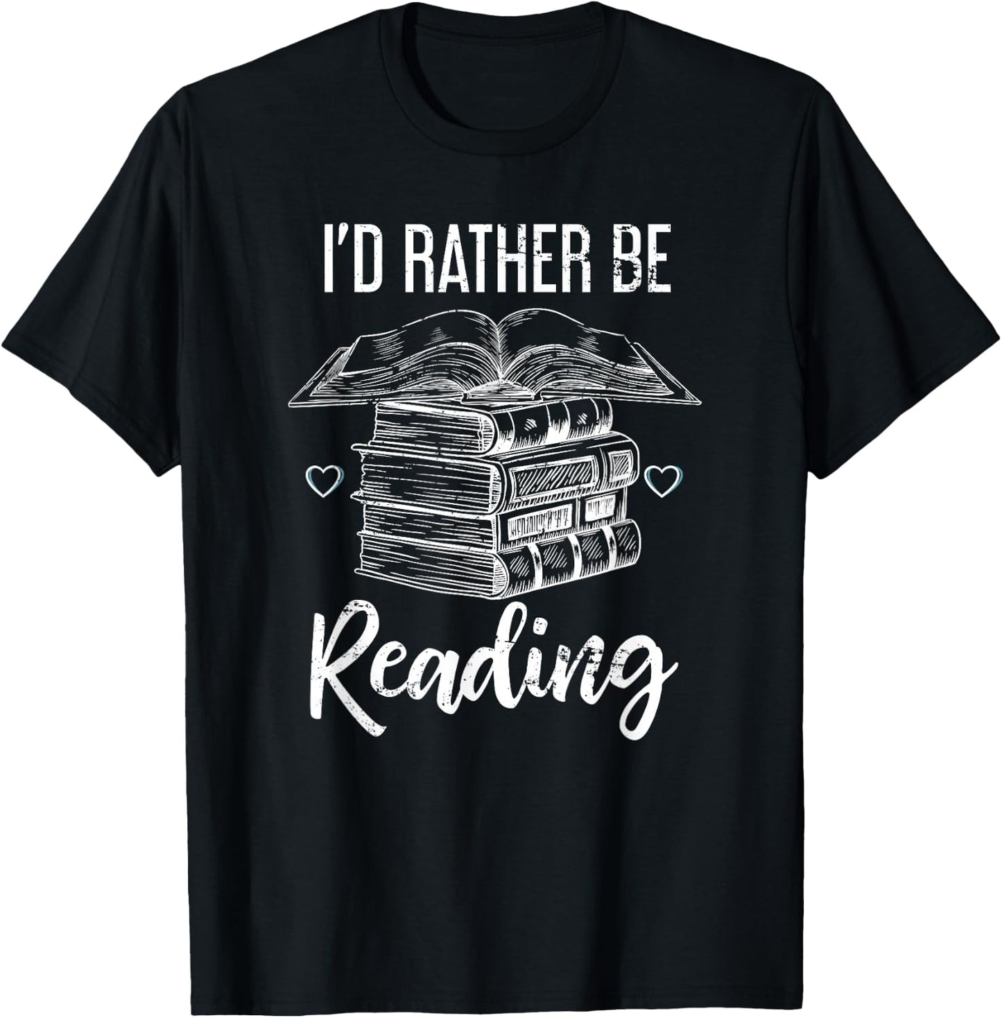 I would rather read T-Shirt - T-Shirt | Black