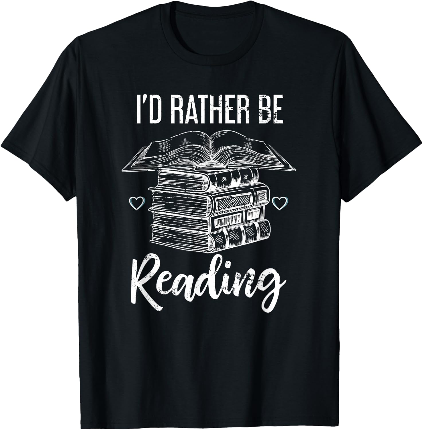 I would rather read T-Shirt - T-Shirt | Black