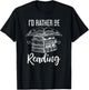 I would rather read T-Shirt - T-Shirt | Black