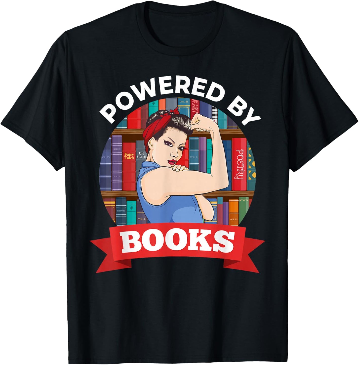 Book Lover Bookworm Librarian Reading Club Gift T-Shirt - T-Shirt | Black