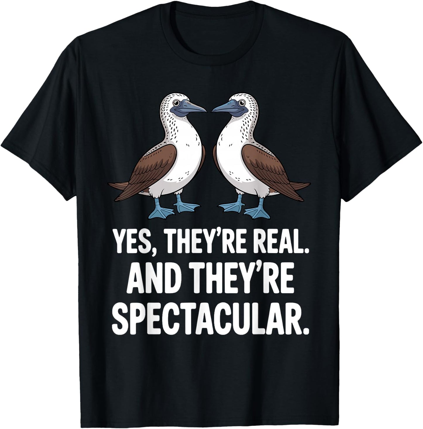 Blue Footed Booby Art Women Bird Blue Footed Booby T-Shirt - T-Shirt | Black